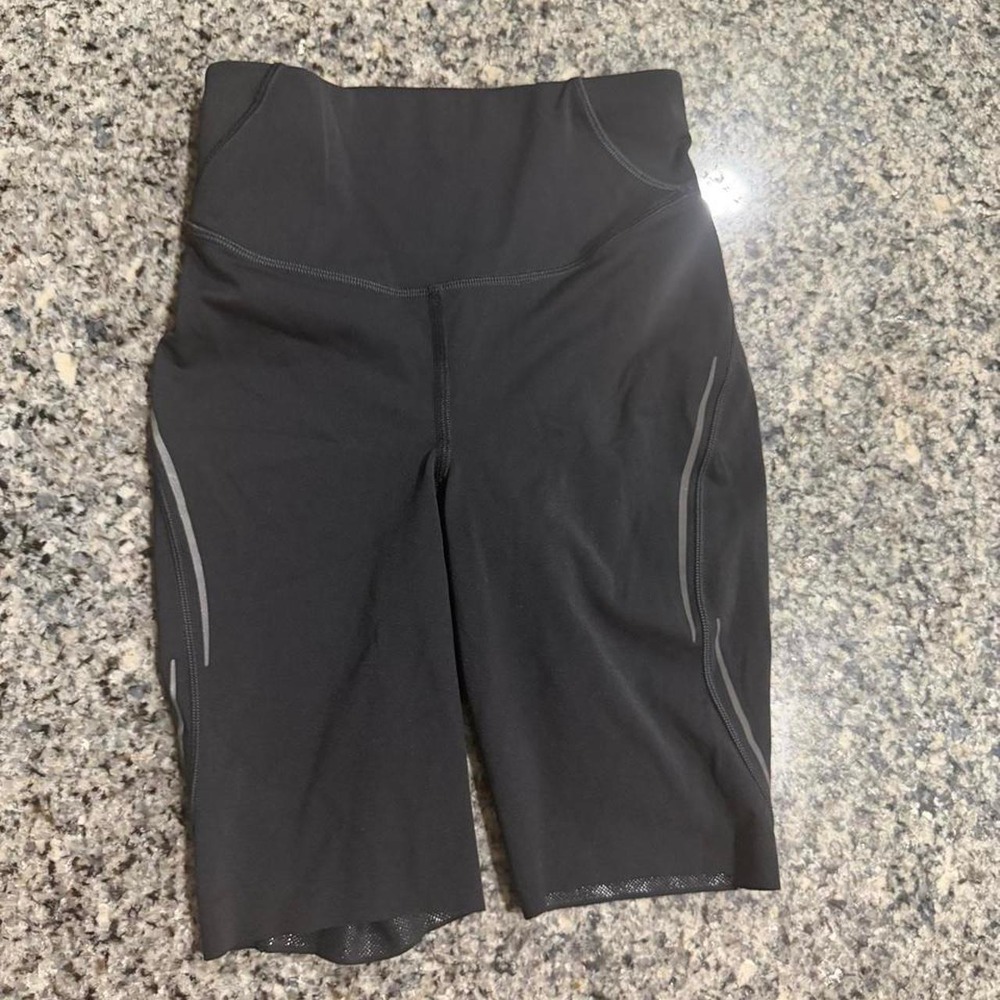 Lululemon Base Pace High-Rise Reflective Short 8 Black Size 2 LW7GE7S